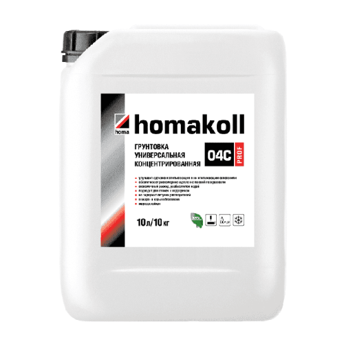 Грунт Homakoll 04C Prof (5 кг) водо-дисперсионный универсальный морозостойкий