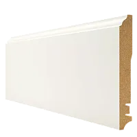Плинтус МДФ Белый 100.301 - Интернет магазин «Полы в Доме»