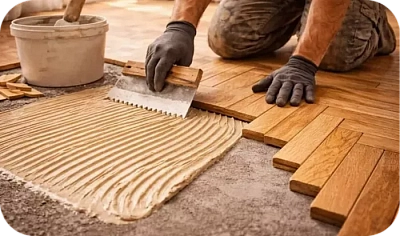 Укладка и сборка полов