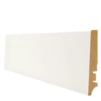 Плинтус МДФ Белый 80.404 - Интернет магазин «Полы в Доме»