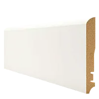 Плинтус МДФ Белый 80.403 - Интернет магазин «Полы в Доме»
