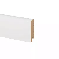 Плинтус МДФ K-02 Белый - Интернет магазин «Полы в Доме»