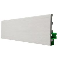 Плинтус Дюрополимерный Scandic Polynix Schnee Eiche / Дуб Снежный 81404.362 - Интернет магазин «Полы в Доме»