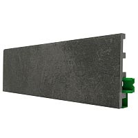 Плинтус Дюрополимерный Scandic Polynix Anthrazit Dunkel Beton / Бетон Антрацит Темный 81404.376 - Интернет магазин «Полы в Доме»