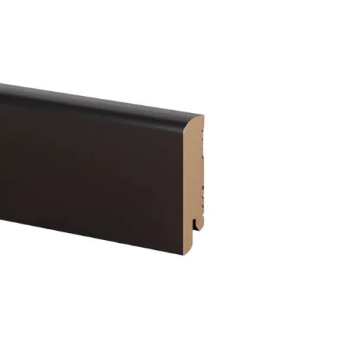 Плинтус МДФ K-02 Глубокий Черный Плинтус МДФ K-02 Глубокий Черный