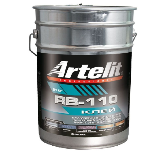Клей Artelit RB-110 ( 21 кг ) каучуковый для паркета и фанеры