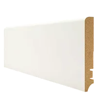 Плинтус МДФ Белый 80.402 - Интернет магазин «Полы в Доме»
