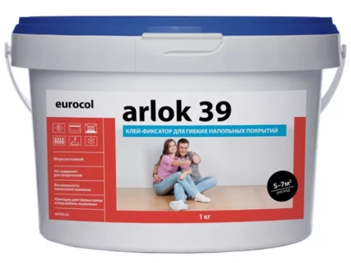 Клей-фиксатор Arlok 39 водно-дисперсионный для гибких напольных покрытий